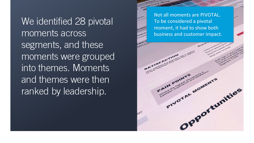 pivotal moments
